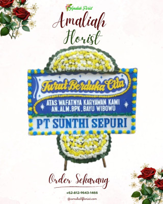 Papan Bunga Duka di Bojongraharja