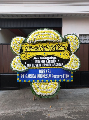 Papan Bunga Duka di Bojongraharja